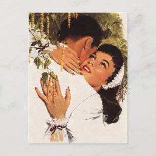 Carte Postale Proposition de mariage vintage, Amour et Romance