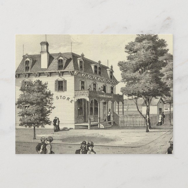 Carte Postale Propriété de Wm V Reid, Villa Park, NJ (Devant)