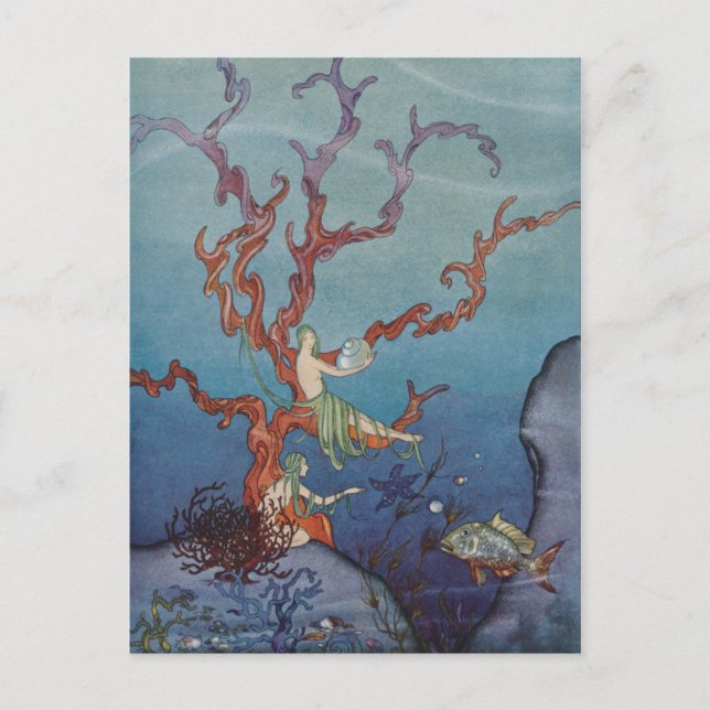 Carte Postale Proserpina et Nymphes de la mer (Devant)