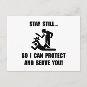 Carte Postale Protéger le service