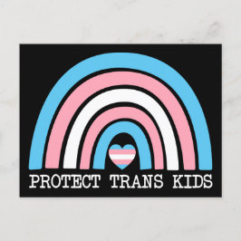 Carte Postale Protéger les enfants trans