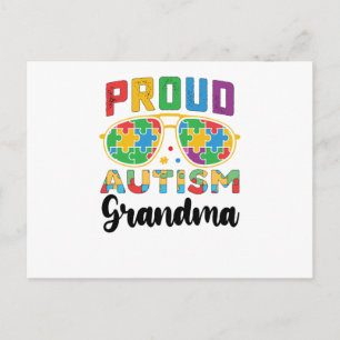 Carte Postale Proud Autism Grandma Awareness