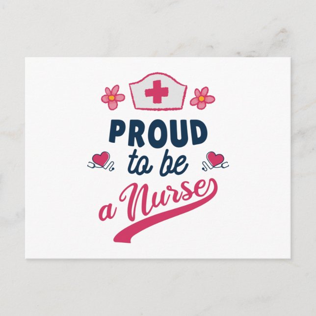 Carte Postale Proud to be a Nurse (Devant)