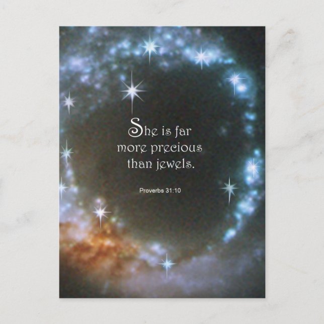 Carte Postale Proverbes 31:10 (Devant)