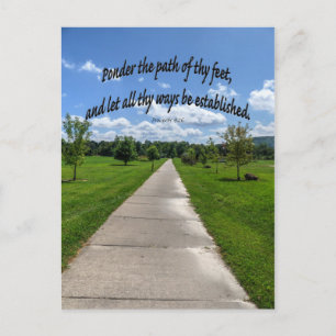 Carte Postale Proverbes 4:26