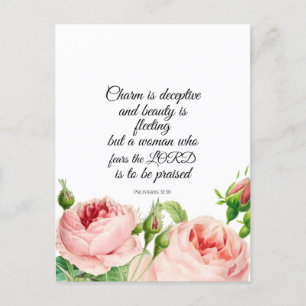 Carte Postale Proverbes floraux 31:30