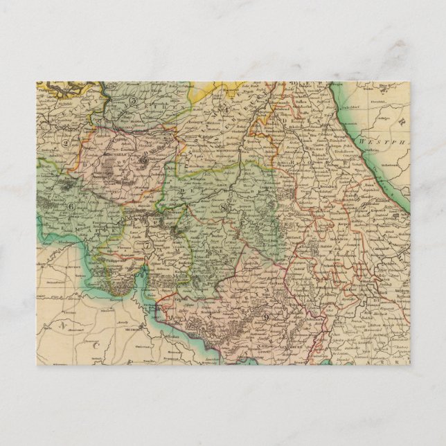 Carte Postale provinces de Belgique (Devant)