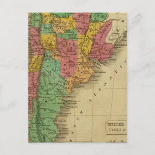 Carte Postale Provinces-Unis, Chili, Patagonie