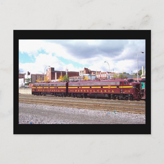 Carte Postale PRR E-8A (JTFS) 5809 et 5711 à Altoonia Railfest (Devant)