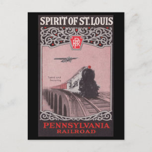 Carte Postale PRR Train Spirit of St. Louis