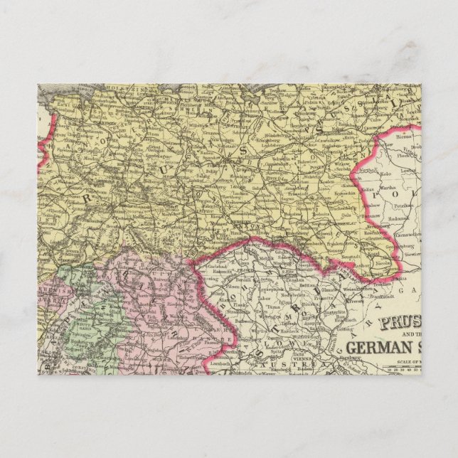 Carte Postale Prusse, États allemands (Devant)