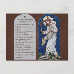 CARTE POSTALE PSALM 23
