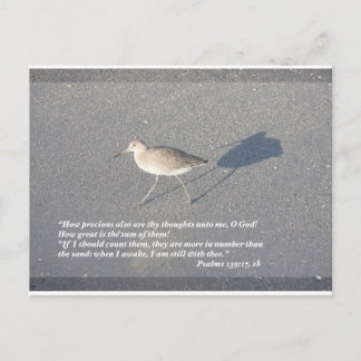 Carte Postale Psaumes 139:17-18