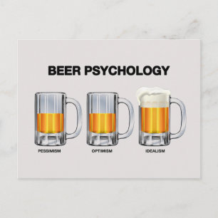 Carte Postale Psychologie de la bière