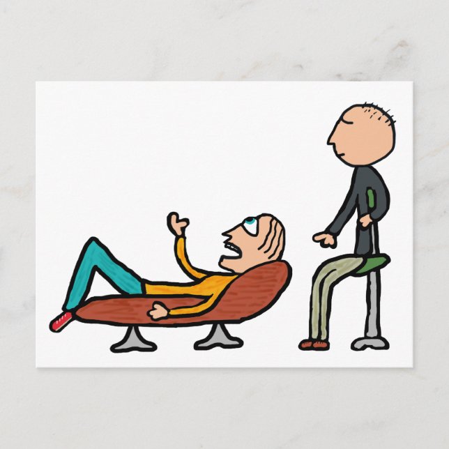 Carte Postale Psychothérapie Conseil et thérapie (Devant)