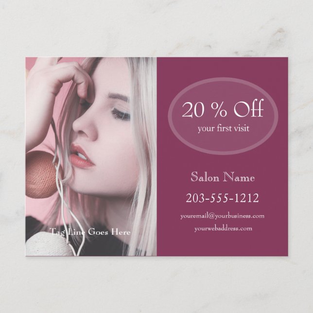 Carte postale publicitaire professionnelle - HAMby (Devant)