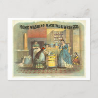 Publicité ancienne : machine à laver victorienne