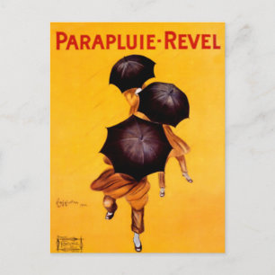 Carte Postale Publicité pour le parapluie Revel de Leonetto Capp