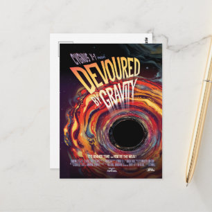 Carte Postale Publicité pour un film d'horreur de science-fictio