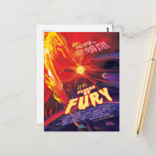 Carte Postale Publicité pour un film d'horreur de science-fictio