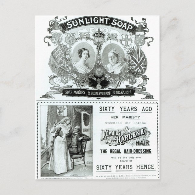 Carte Postale Publicité Sunlight Soap (Devant)