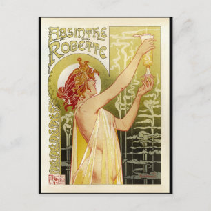 Carte Postale Publicité vintage française Absinthe
