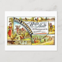 Publicité vintage pour Dole Bros. Hops & Malt