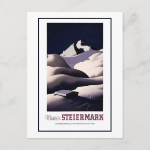 Carte Postale Publicité Vintage voyage Pour L'Autriche