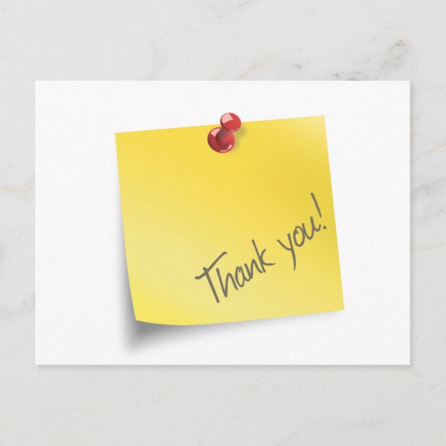 Carte Postale Publier le Merci (Devant)