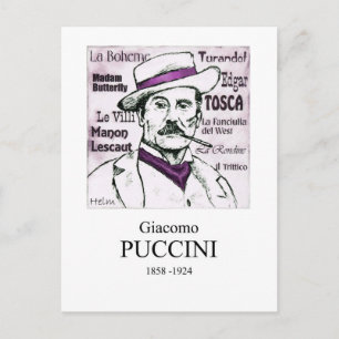 Carte Postale Puccini