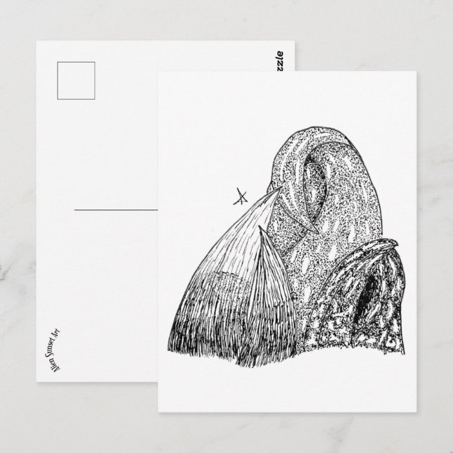 Carte Postale Puce (Devant / Derrière)