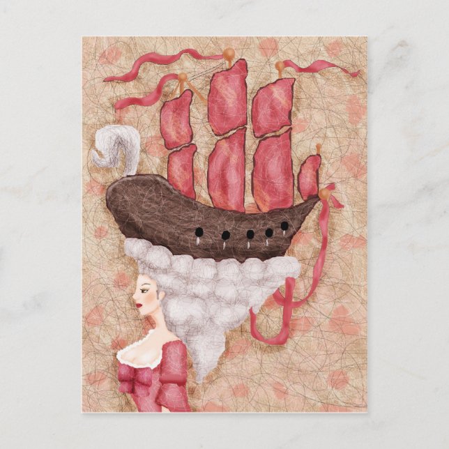 Carte Postale Puce de navire (Devant)