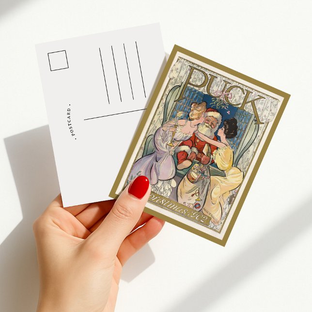 Carte Postale Puck Noël 1902 (Créateur téléchargé)