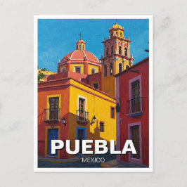 Carte Postale Puebla Mexico Travel