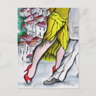 Carte Postale Pueblo Blanco Tango