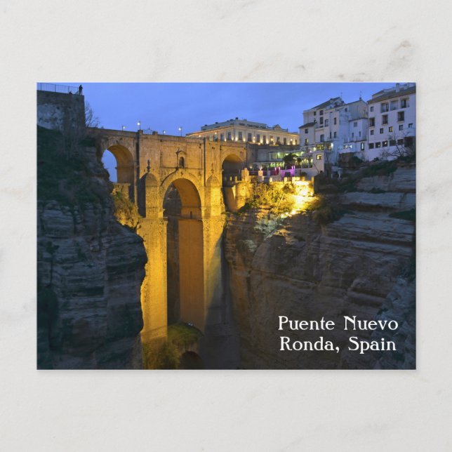 Carte postale Puente Nuevo Ronda (Devant)