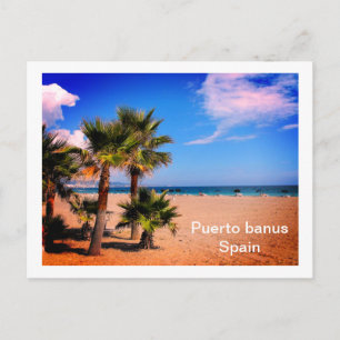 Carte Postale Puerto banus en Espagne
