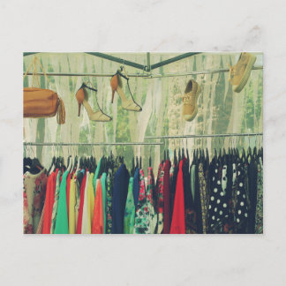 Carte Postale Puesto de ropa