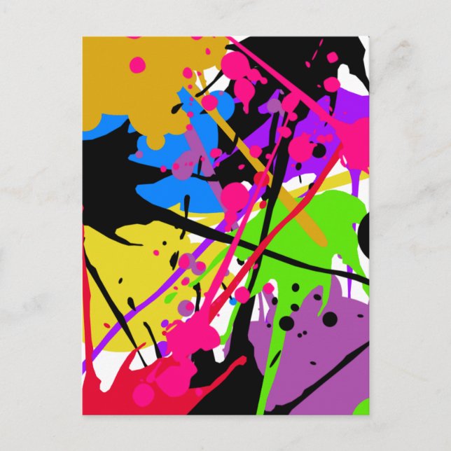Carte Postale Puissance des graffitis (Devant)