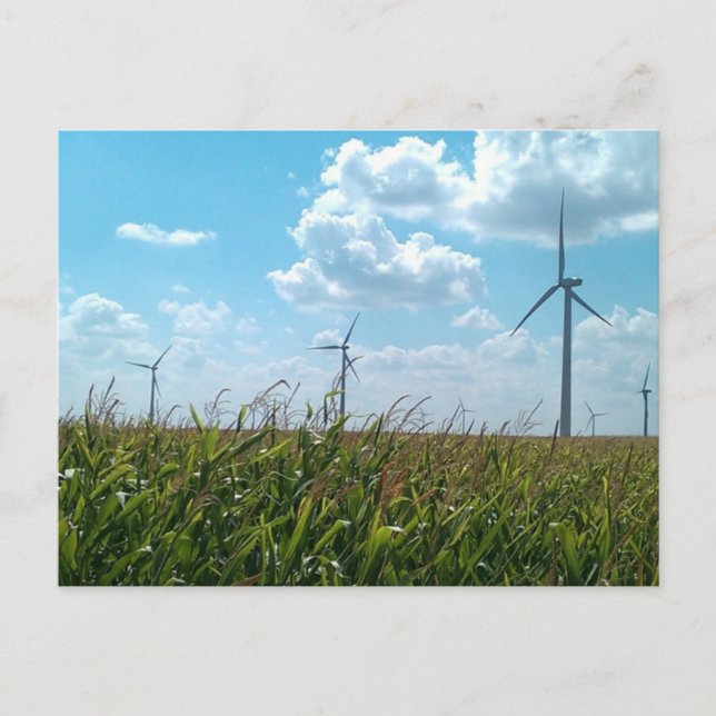 Carte Postale Puissance éolienne (Devant)