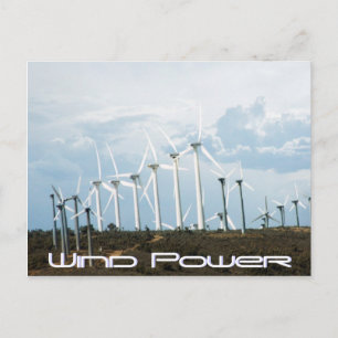 Carte Postale Puissance éolienne