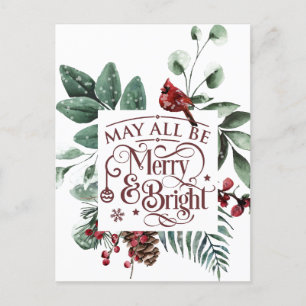 Carte Postale Puisse tous être joyeux et lumineux