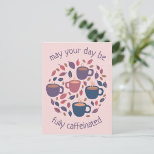 Carte Postale Puisse Votre Journée Être Café Cute Cute Personnal