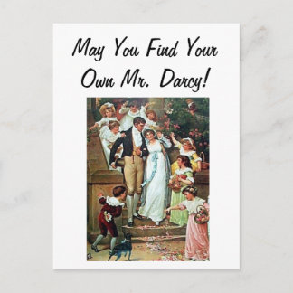 Carte Postale Puissiez-Vous Trouver Votre Propre M. Darcy !