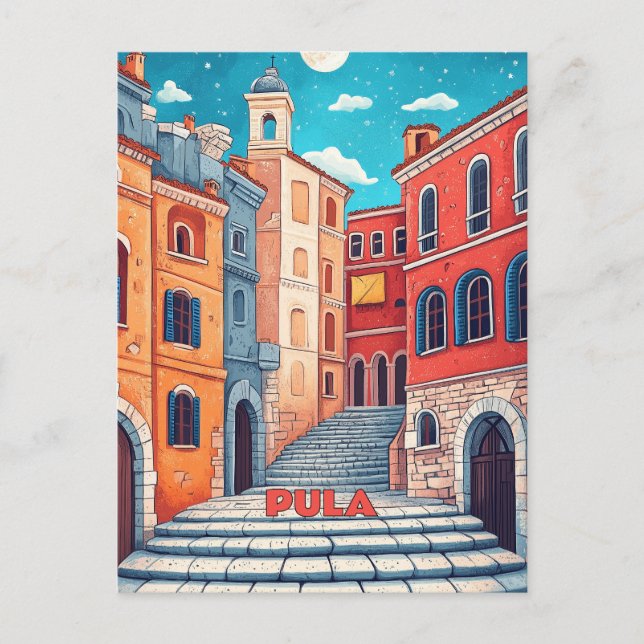 Carte Postale Pula Croatie Voyage (Devant)
