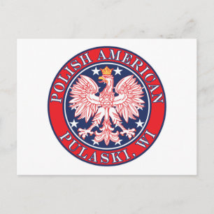 Carte Postale Pulaski Wisconsin polonais