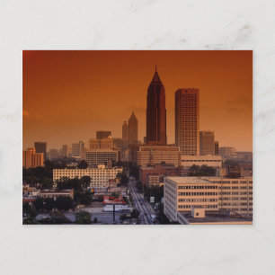 Carte Postale Pulse of the city, Atlanta, Géorgie, États-Unis