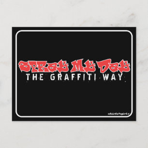 Carte Postale Pulvérisez Ma Journée - La façon graffiti de dire