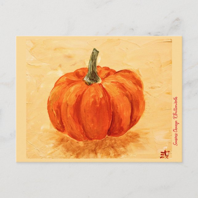 Carte Postale Pumkin for Autumn (Devant)