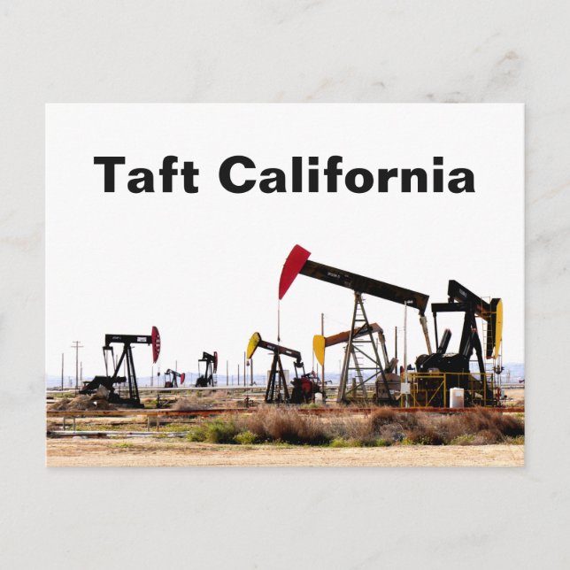 Carte Postale Pumpjacks en Californie du Taft (Devant)